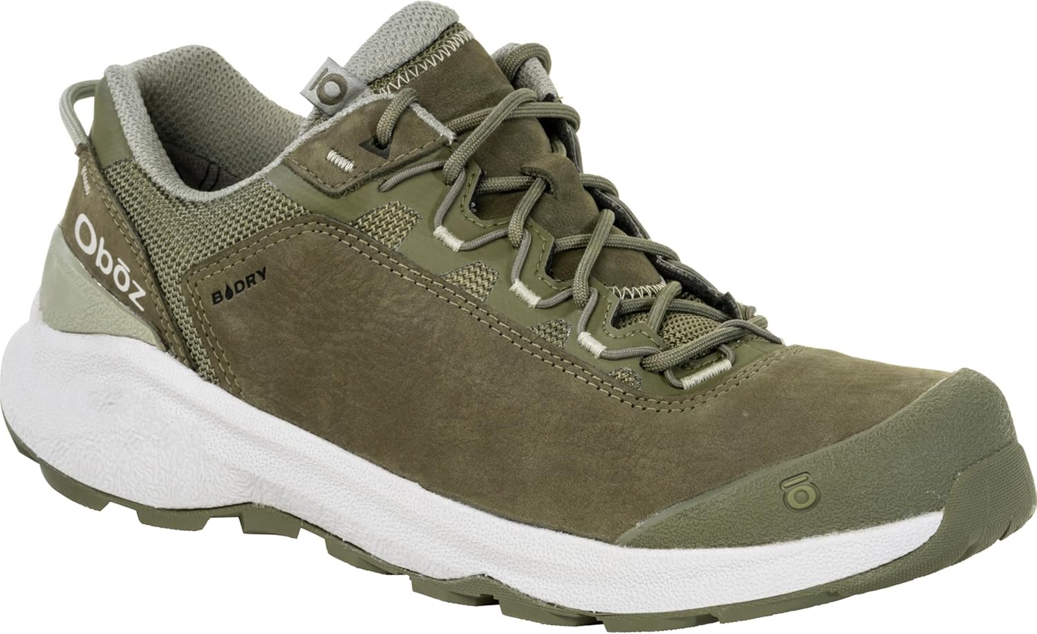 Мужские походные ботинки Oboz Cottonwood Low B-DRY, оливковый — фото 4