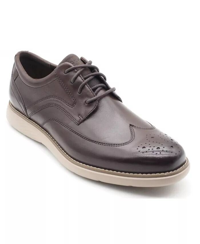 

Мужские удобные туфли Garett Wing Tip Rockport, коричневый