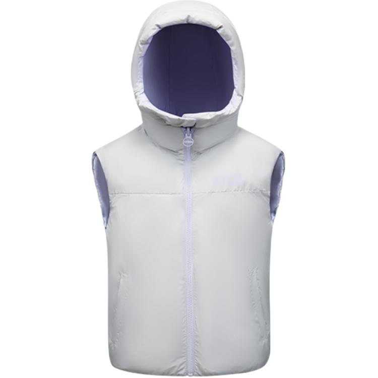 Пуховая жилетка Down Vest FILA KIDS, фиолетовый — фото 3