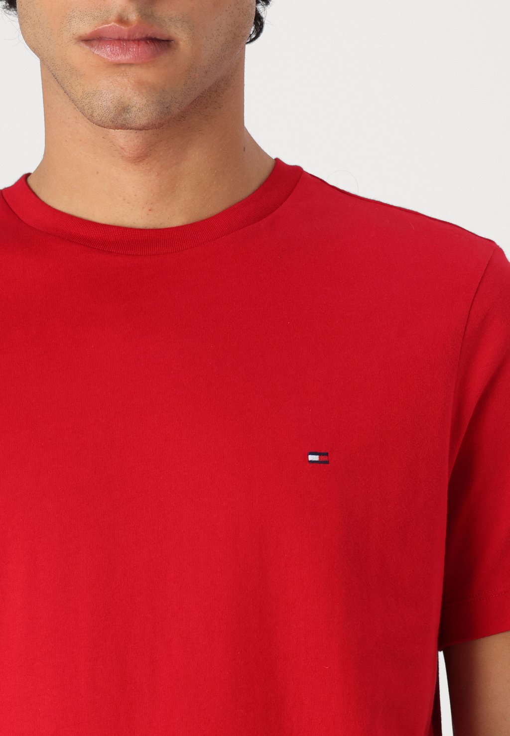Базовая футболка SEASONAL FIT SOLID TEE Tommy Hilfiger, красный — фото 2