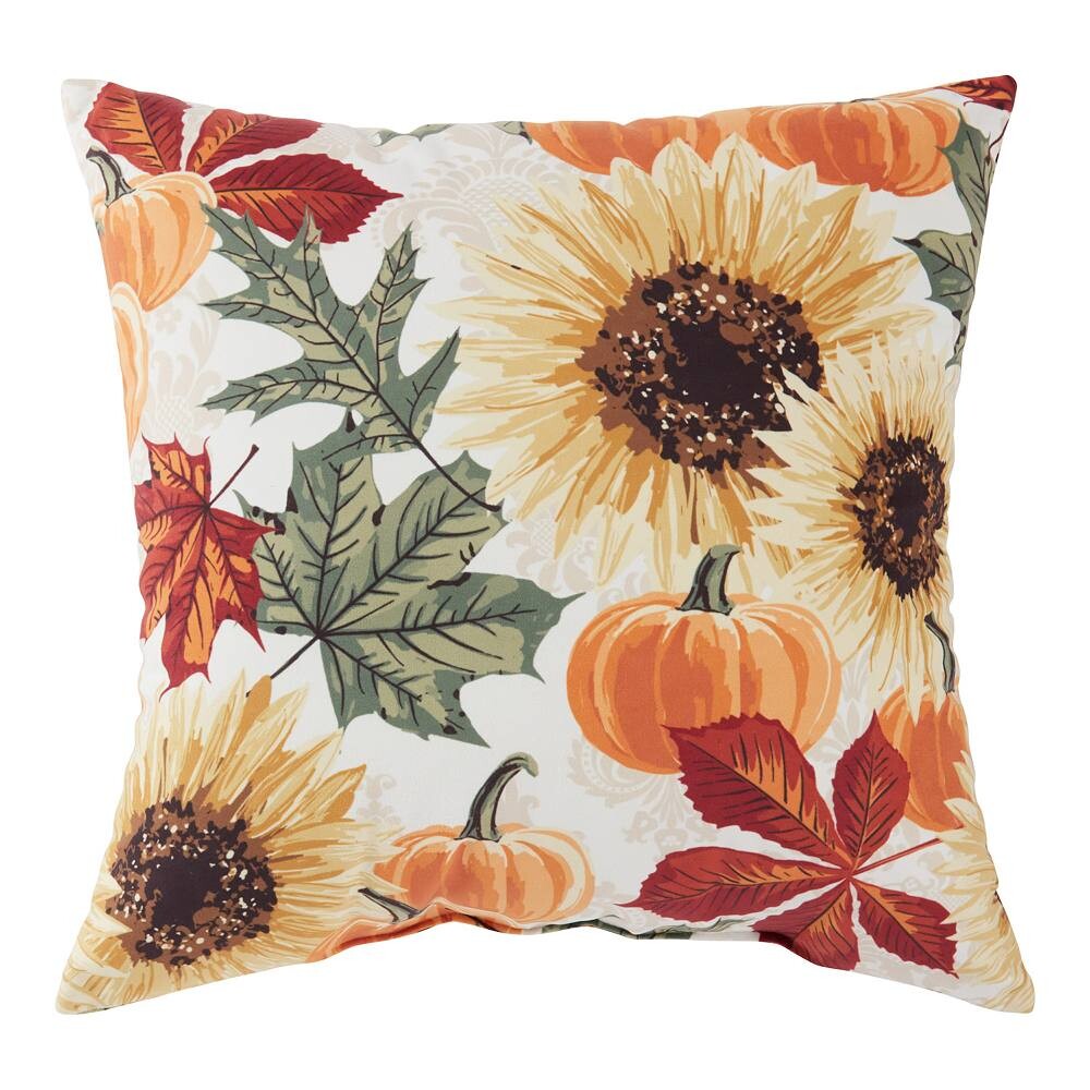 

Greendale Home Fashions Осенняя сезонная декоративная подушка с подсолнухами, цвет Sunflowers