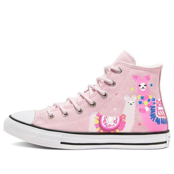 

Кроссовки chuck taylor all star high 'playful llama' Converse, розовый