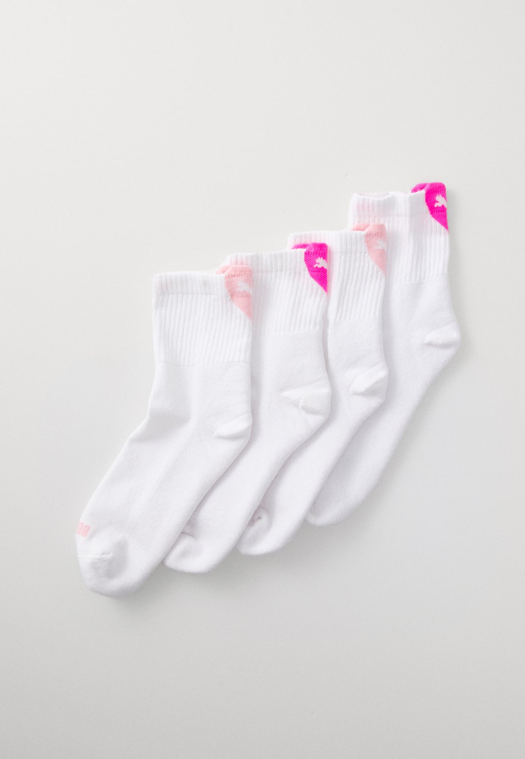 

Носки WOMEN HEART LOGO SHORT CREW 4 PACK Puma, белый