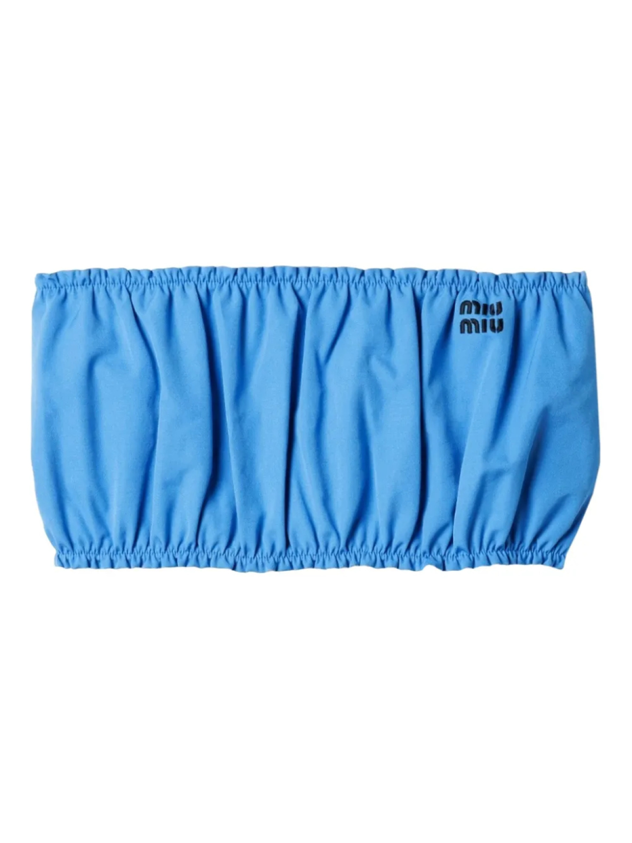 

Топ с логотипом Miu Miu, синий