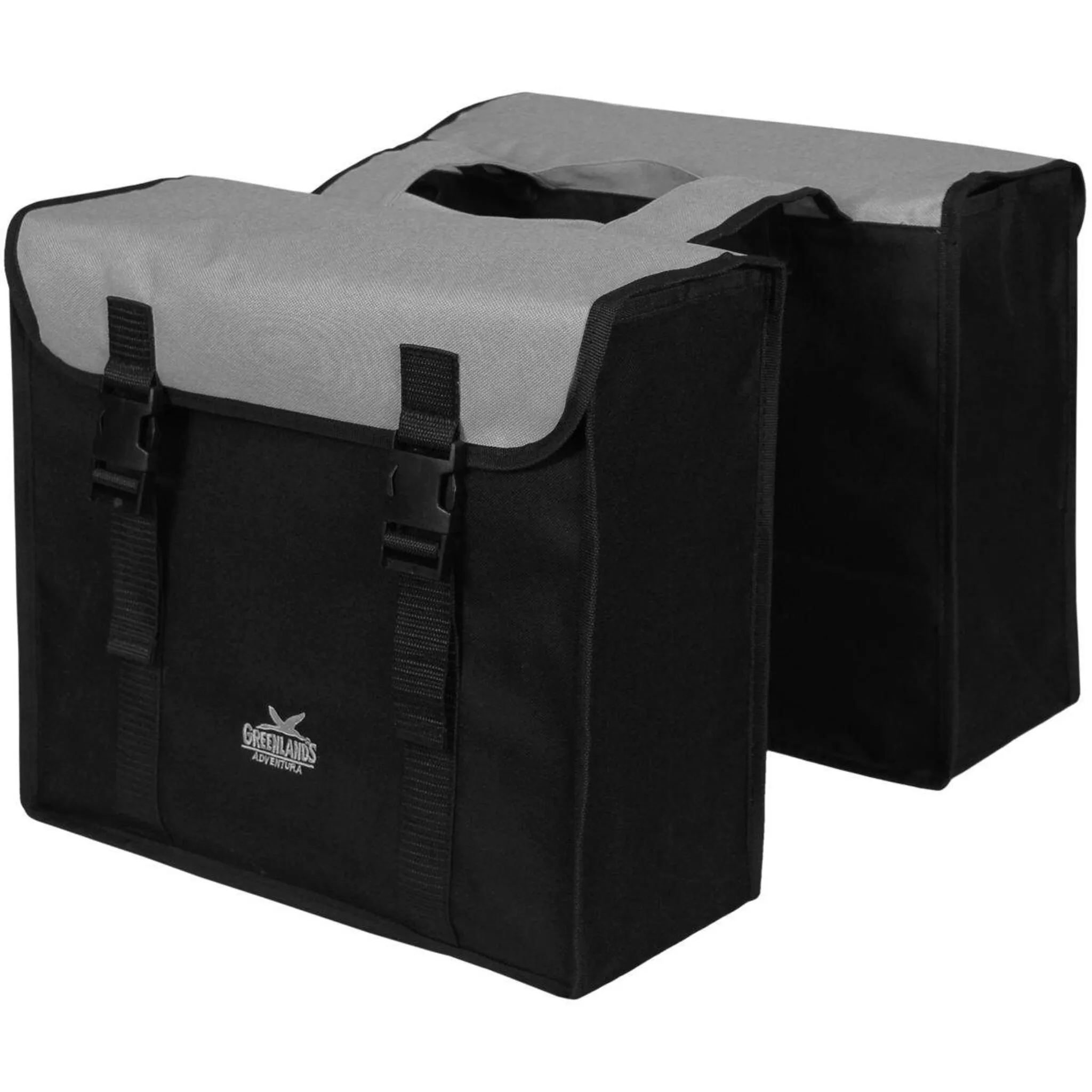 

Велосипедная сумка GREENLANDS BICYCLE BAGS "Двойная велосипедная сумка Greenlands", серебристый