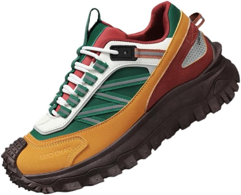 

Кроссовки Clolinde Plus Size весна 2025 для мужчин, оранжевый