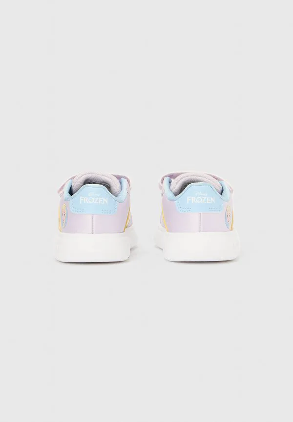 Кроссовки grand court elsa унисекс для тренировок Adidas Performance, Ice Lavender/Gold-Coloured/Glow Blue — фото 3