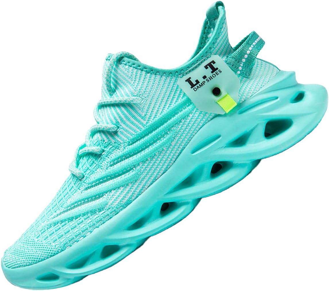 

Мужские кроссовки для бега, ходьбы и тенниса, мужские повседневные модные кроссовки для спортзала и походов, дышащие, удобные и легкие Xkowuo, светло-зеленый