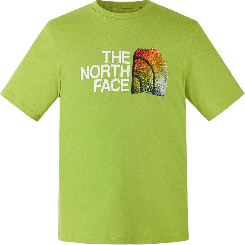 

Футболка мужская FLASHDRY бледно-зеленого мохового цвета THE NORTH FACE