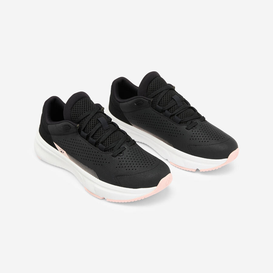 DECATHLON Женские кроссовки для фитнеса Essential Icon, чёрно-розовые — фото 2