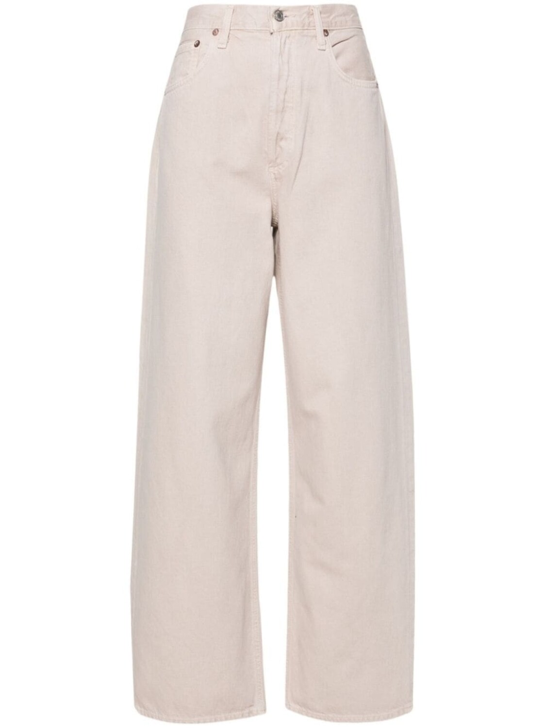 

AGOLDE прямые джинсы Low Slung Baggy, нейтральный цвет