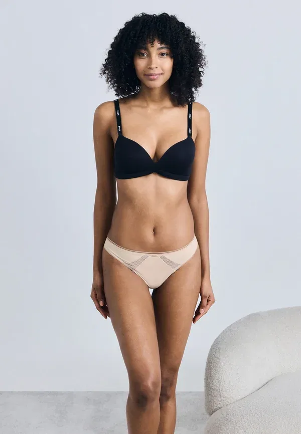 Трусы Boss, модель b.pure thong, светло-бежевый — фото 2