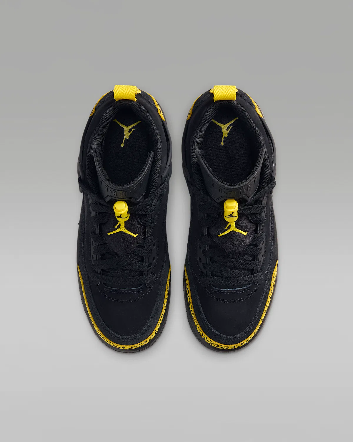 Детские кроссовки Jordan Spizike Low, Black/Speed Yellow/Speed Yellow/Black — фото 4