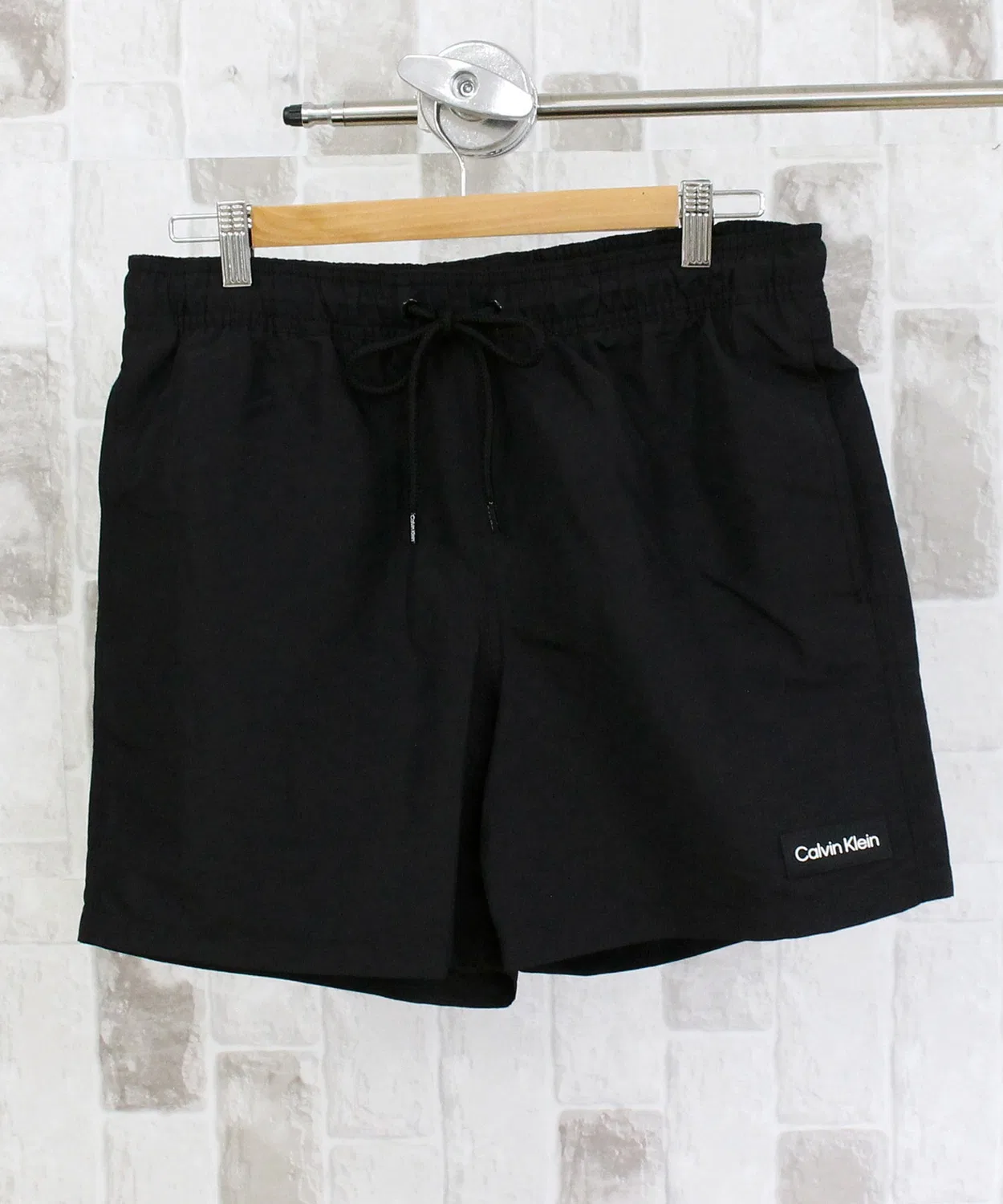 Плавки Calvin Klein с логотипом, полиэстер, чёрный
