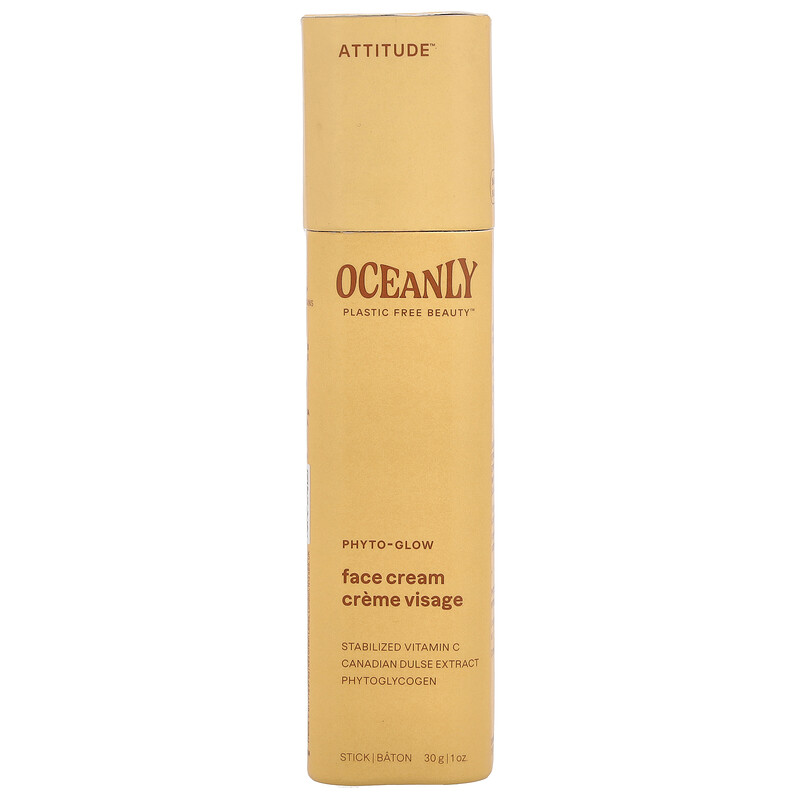 

ATTITUDE, Oceanly , крем для лица с фито-сиянием, 30 г (1 унция)