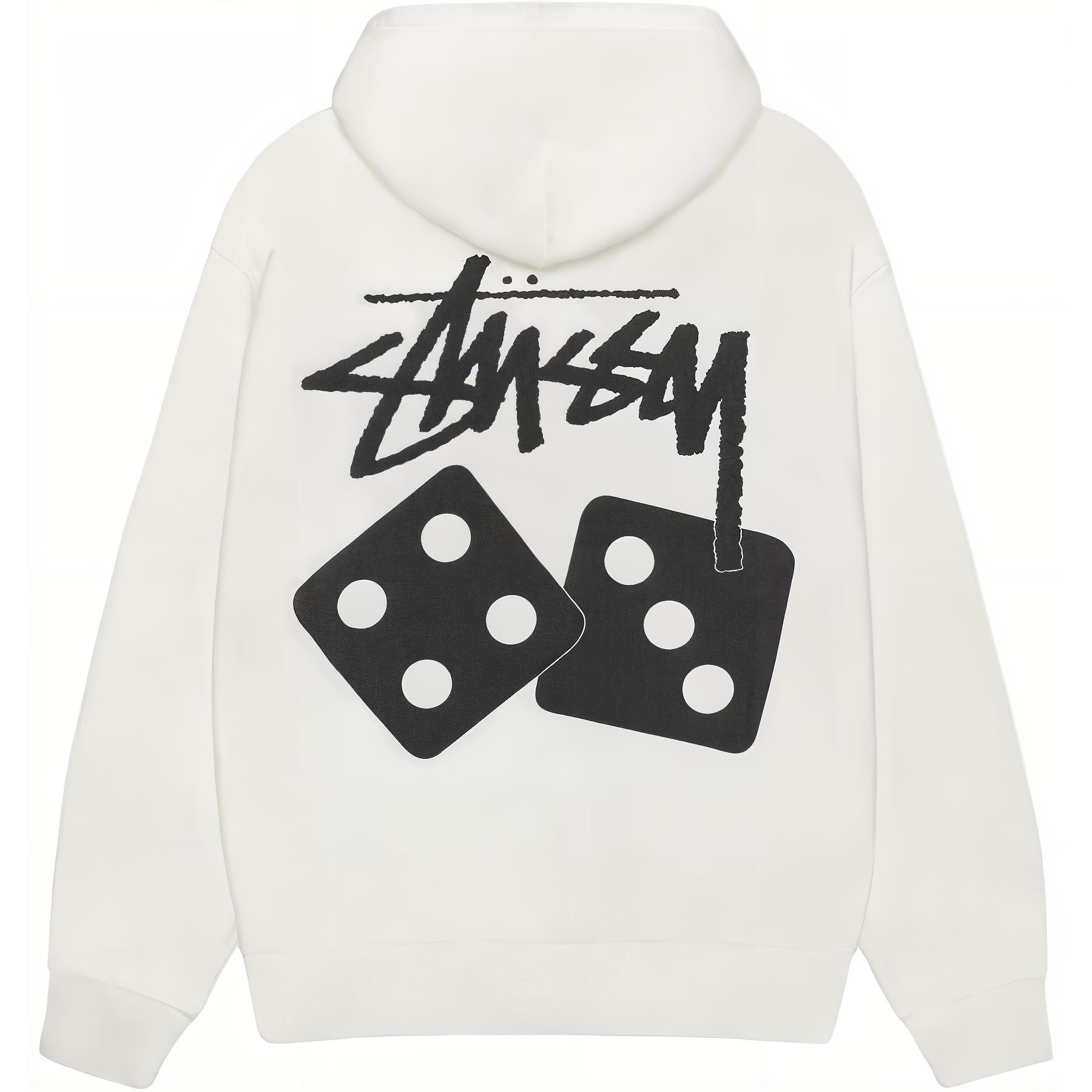 

Застежка-молния худи с пигментной окраской Stussy, Natural