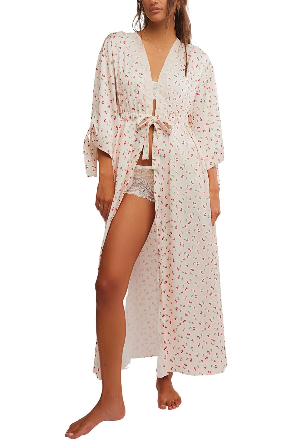 

Free People женский халат First Blush цвета слоновой кости