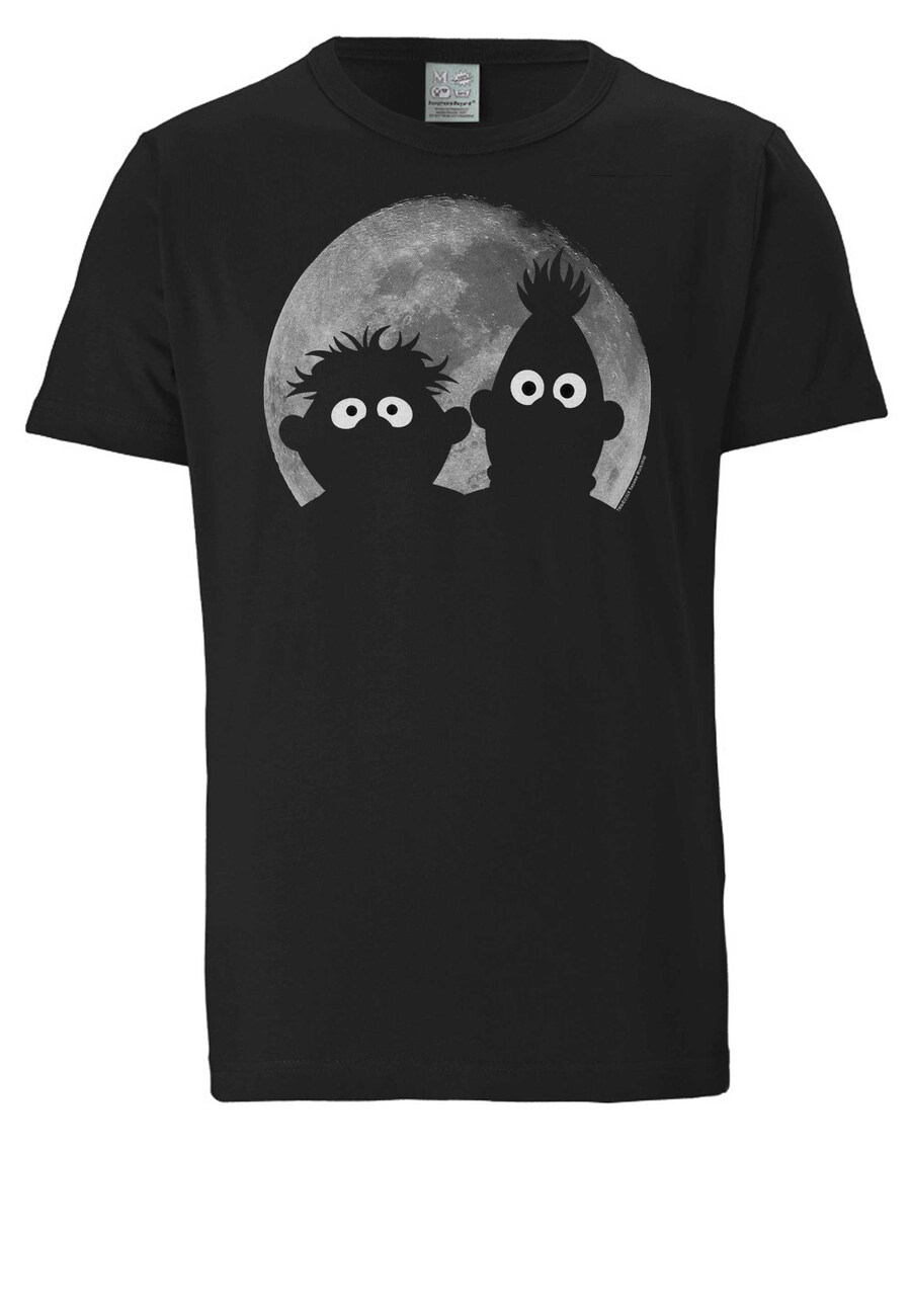 

Классическая футболка LOGOSHIRT Shirt Sesamstraße - Ernie & Bert, черный