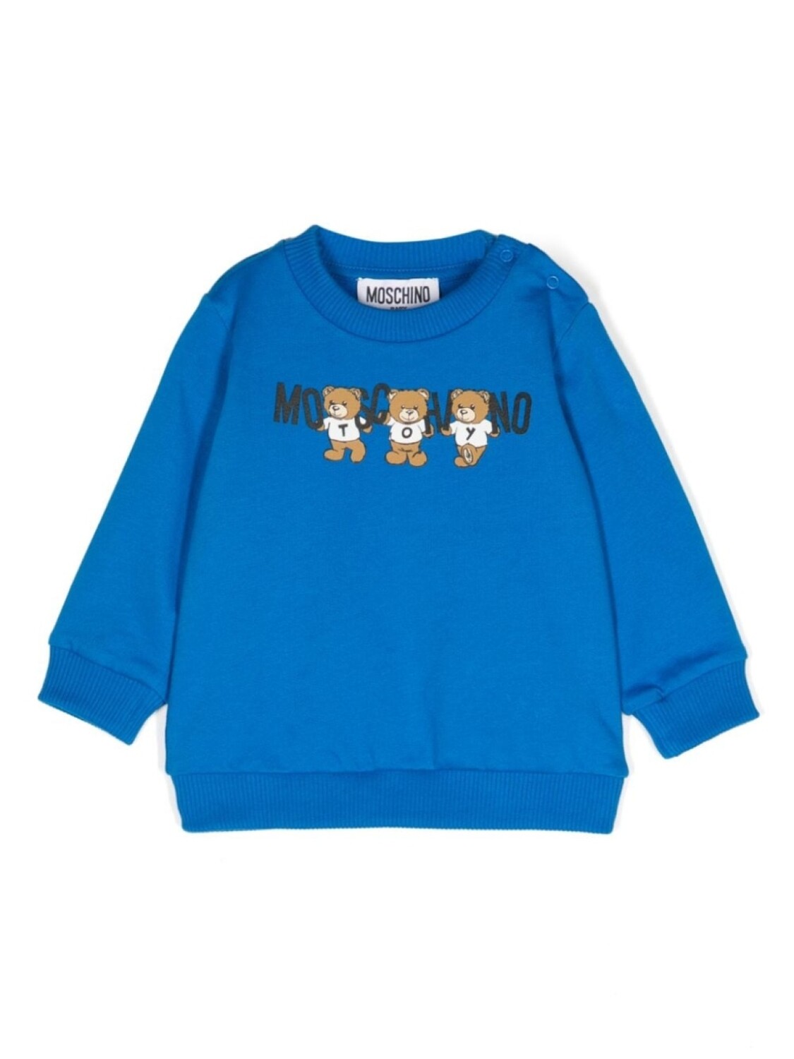 

Moschino Kids толстовка с принтом Teddy Bear, синий