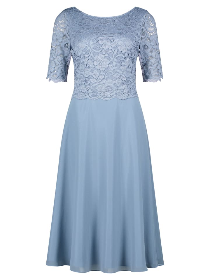 

Короткое платье Vera Mont, цвет light steel blue