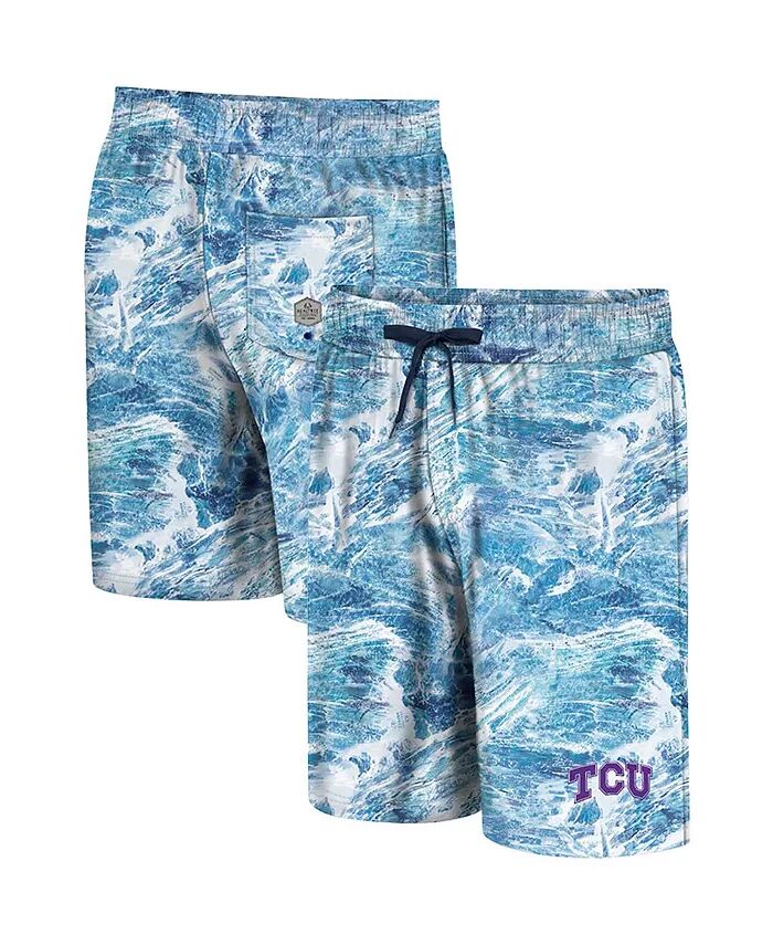 

Мужские синие шорты для плавания TCU Horned Frogs Realtree Aspect Ohana Colosseum