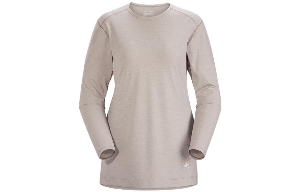 

Футболка с втачным рукавом Women's Arcteryx, mist розовый серый/verra heather