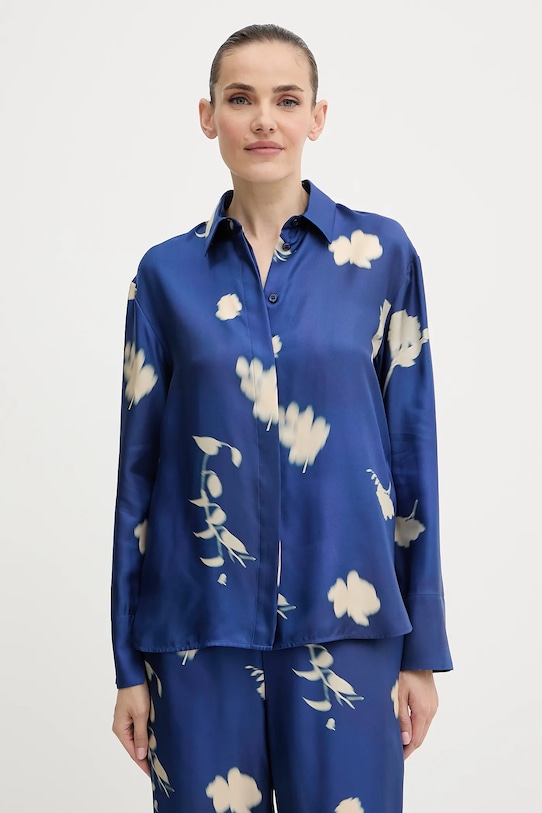 

Шелковая рубашка eraclea MM by Max Mara, синий