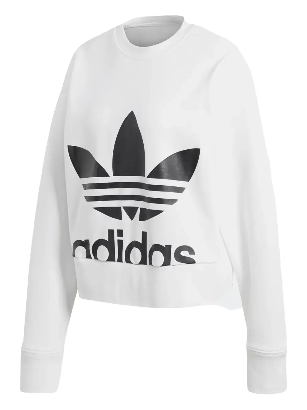 Толстовка с трилистником Adidas, белый