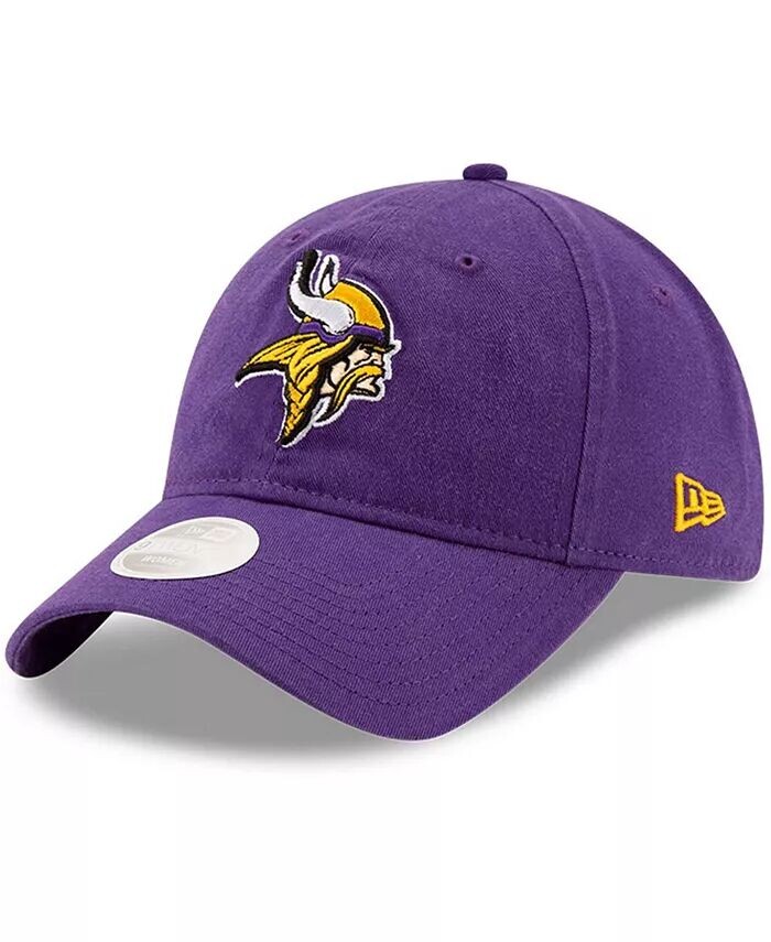 

Женская фиолетовая регулируемая кепка Minnesota Vikings Core Classic Primary 9TWENTY New Era, фиолетовый