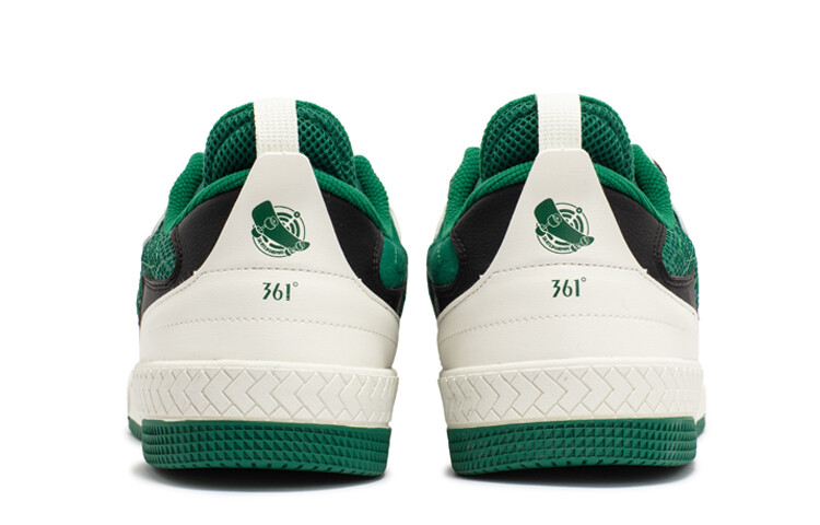 Мужские кеды для скейтбординга Tipping с низким верхом Feather White/malachite 361° — фото 4