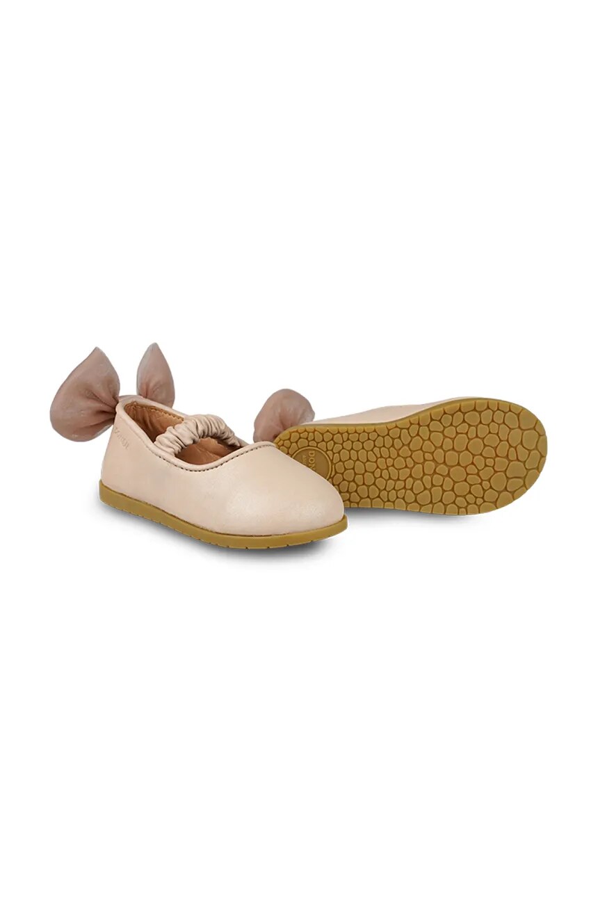 

Детские кожаные балетки Taatie Ballerinas Donsje, бежевый