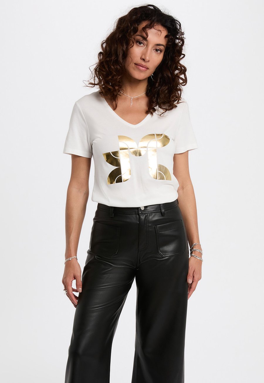 

Футболка Morgan SCREEN-PRINTED , Blanc/White