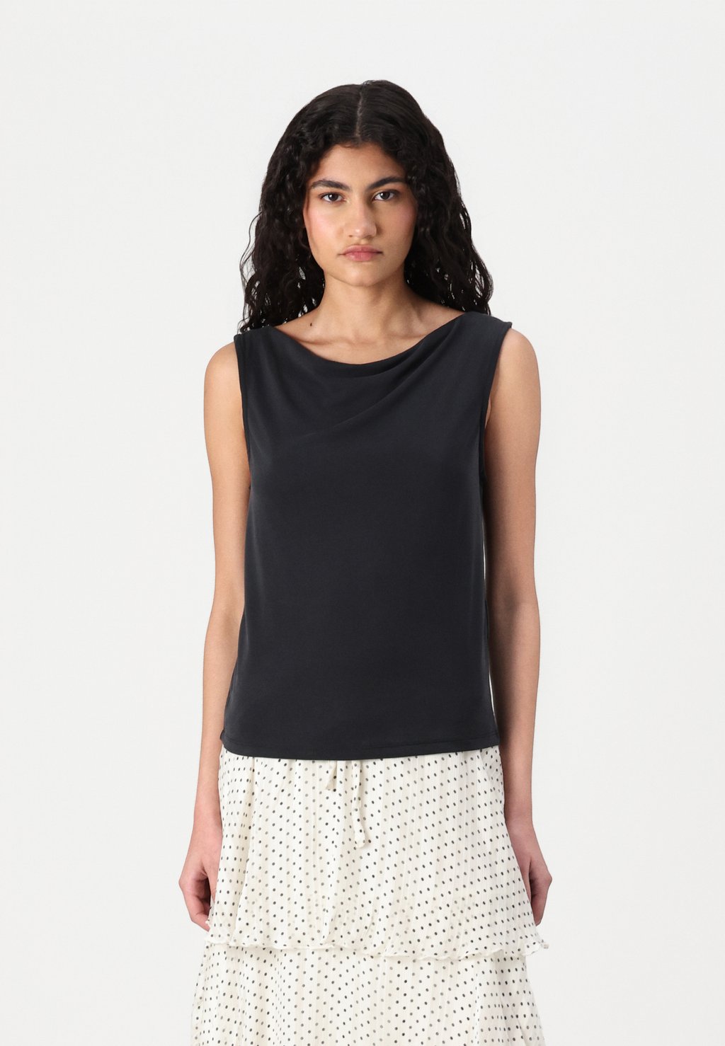 

Топ ONLFREE DRAPING NECK ONLY, черный