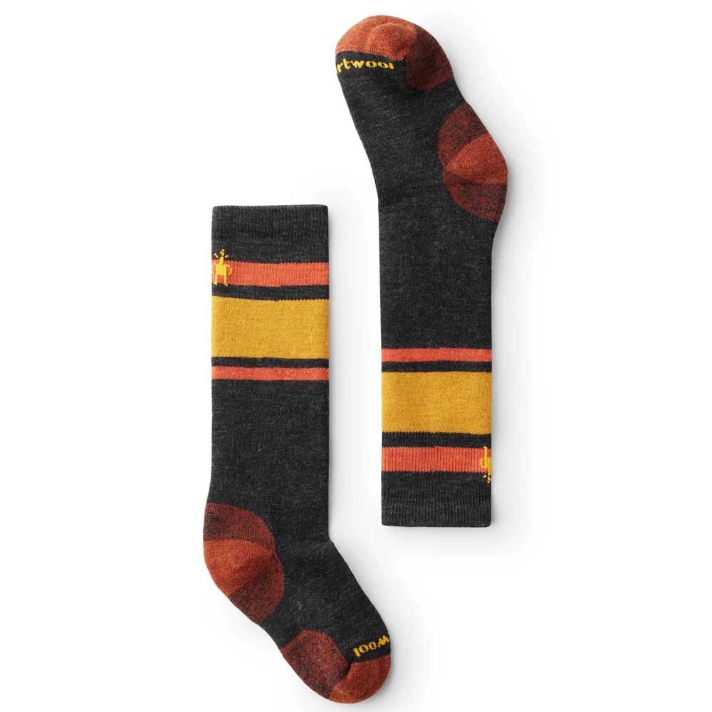 

Носки Smartwool Wintersport Full Cushion Stripe OTC Kids Long, черный