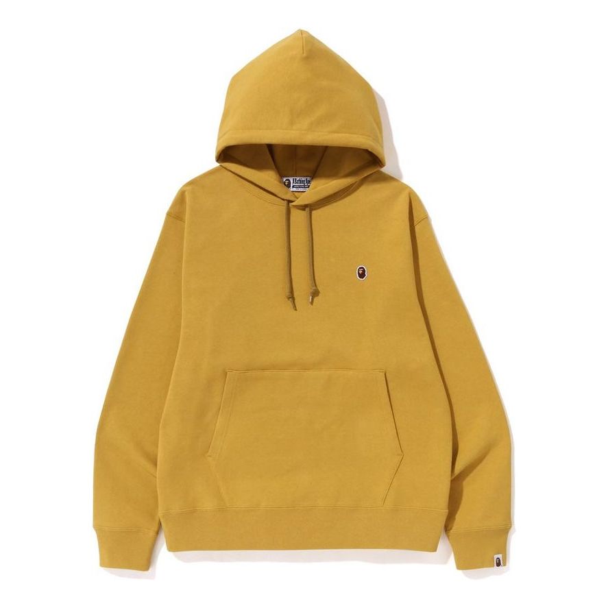 

Худи A Bathing Ape BAPE Ape Head One Point Relaxed Fit Pullover Hoodie, цвет «желтый»