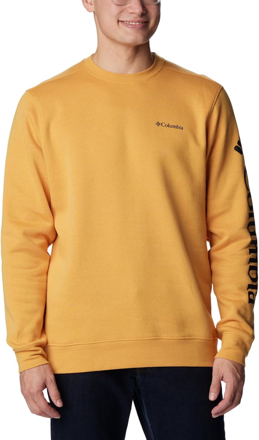 

Columbia мужская толстовка Trek Crew, Raw Honey, Csc Sleeve Logo