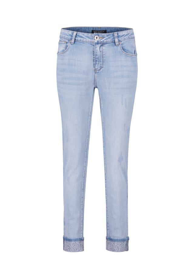 

Джинсы Slim fit с потертостями Betty Barclay, синий