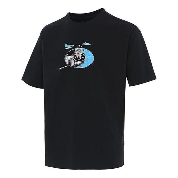 

Футболка disk jockey logo t-shirt 'black' Converse, черный