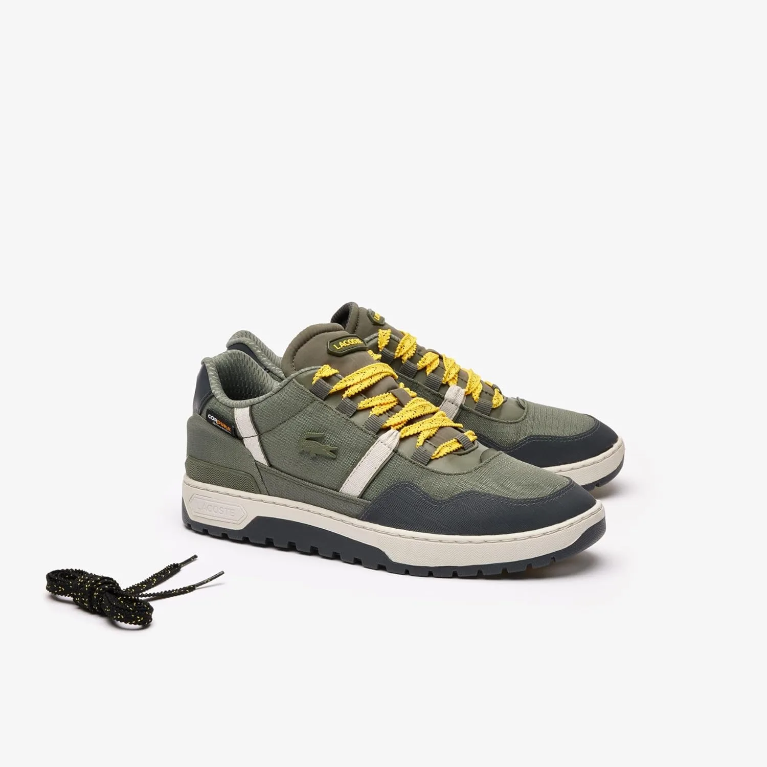 Мужские низкие кроссовки Lacoste T-Clip WNTR 222 2 SMA, Мужская низкая обувь, темно-серый/хаки — фото 4