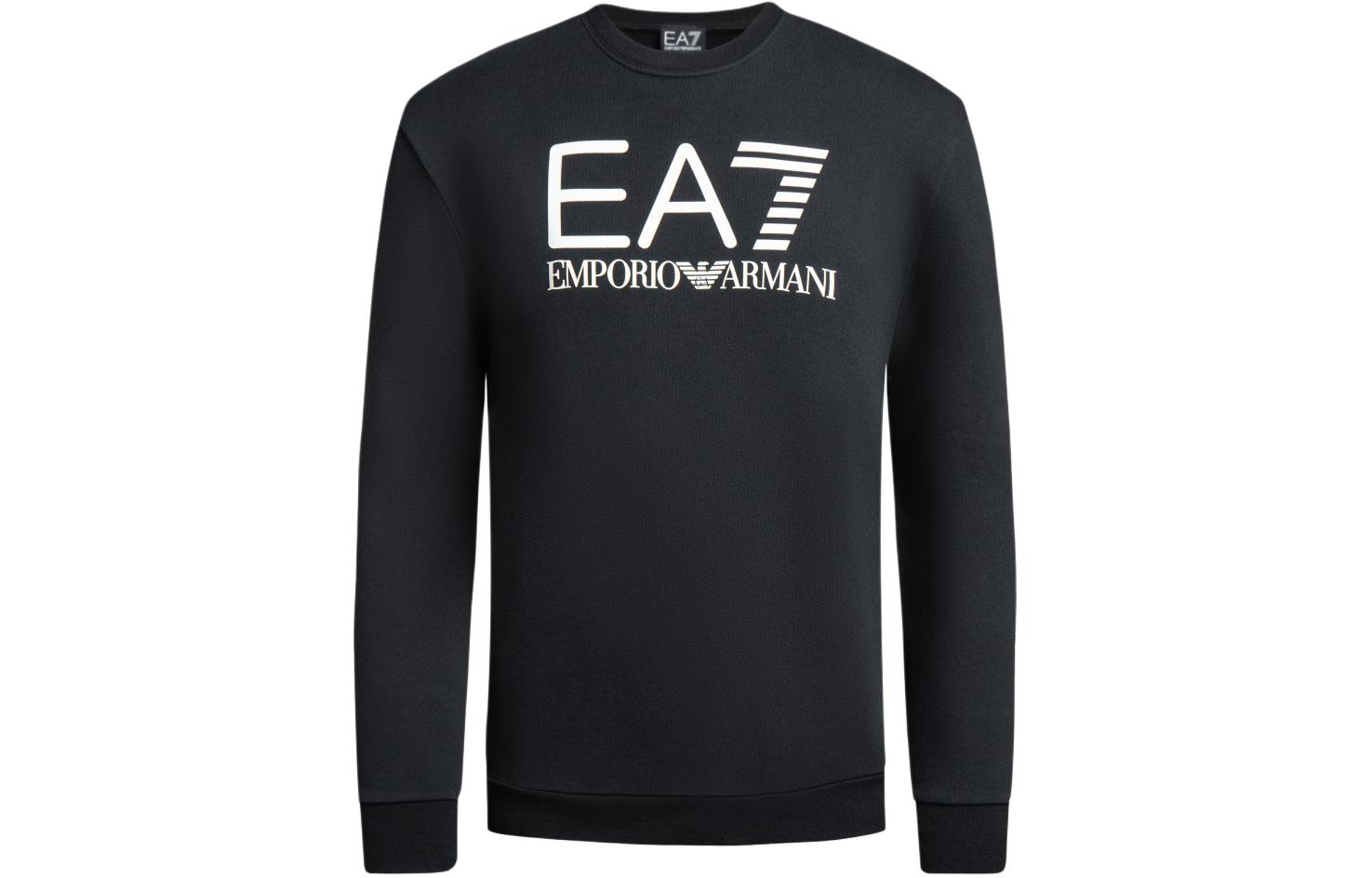 EMPORIO ARMANI Толстовка EA7 FW23 мужская черная — фото 3