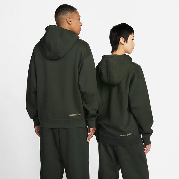 Толстовка Nike x Billie Eilish Fleece Hoodie 'Sequoia Mushroom', зеленый — фото 2