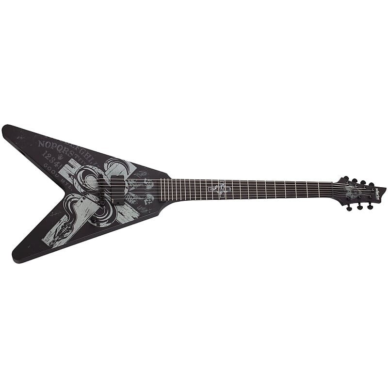 

Электрогитара Schecter Chris Howorth V-7 Satin Black SBK 7-String Electric Guitar V7 V 7 - BRAND NEW