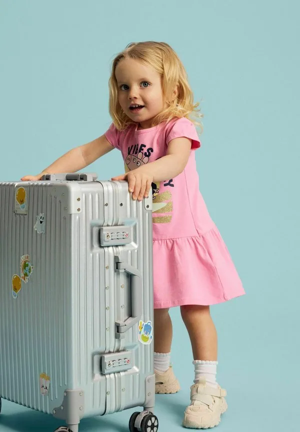 Платье kleid peppa wutz из трикотажа Name It, Pink Drink