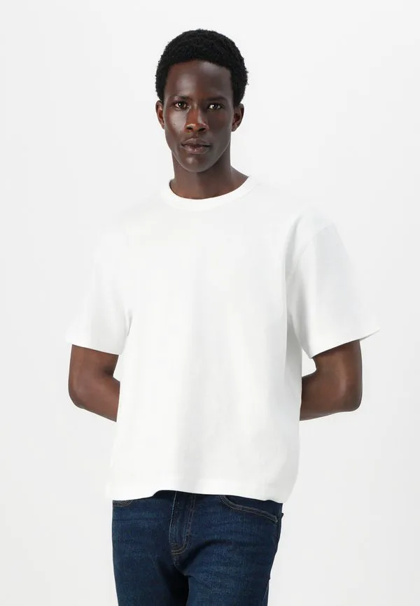Укороченная базовая футболка Gap, Optic White — фото 4