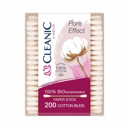 

Ватные палочки Pure Effect 200 шт. Cleanic