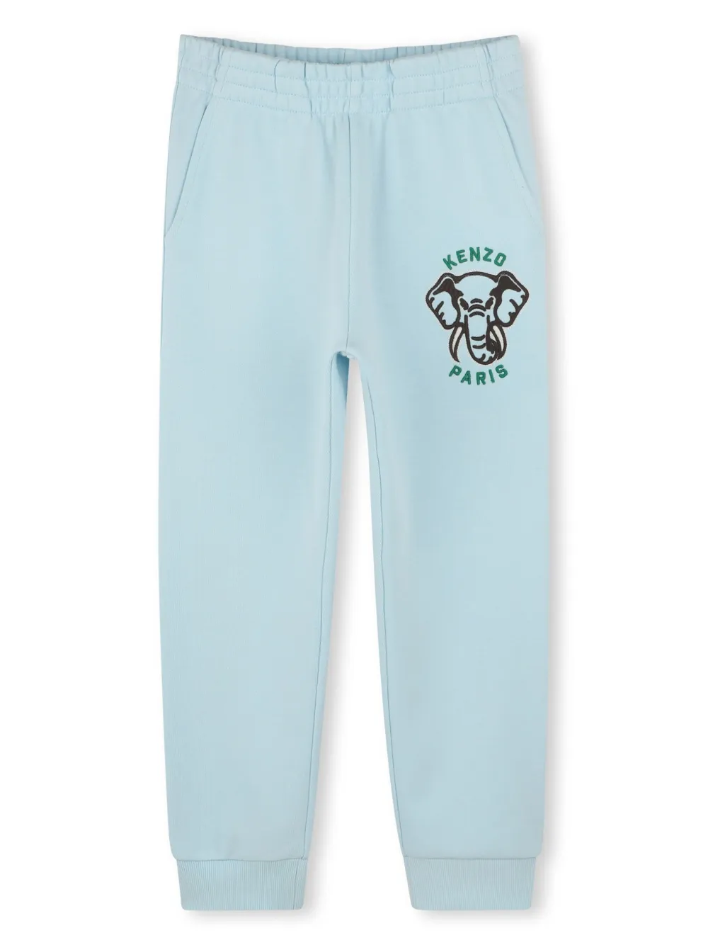 

Спортивные брюки с вышитым логотипом Kenzo Kids, синий