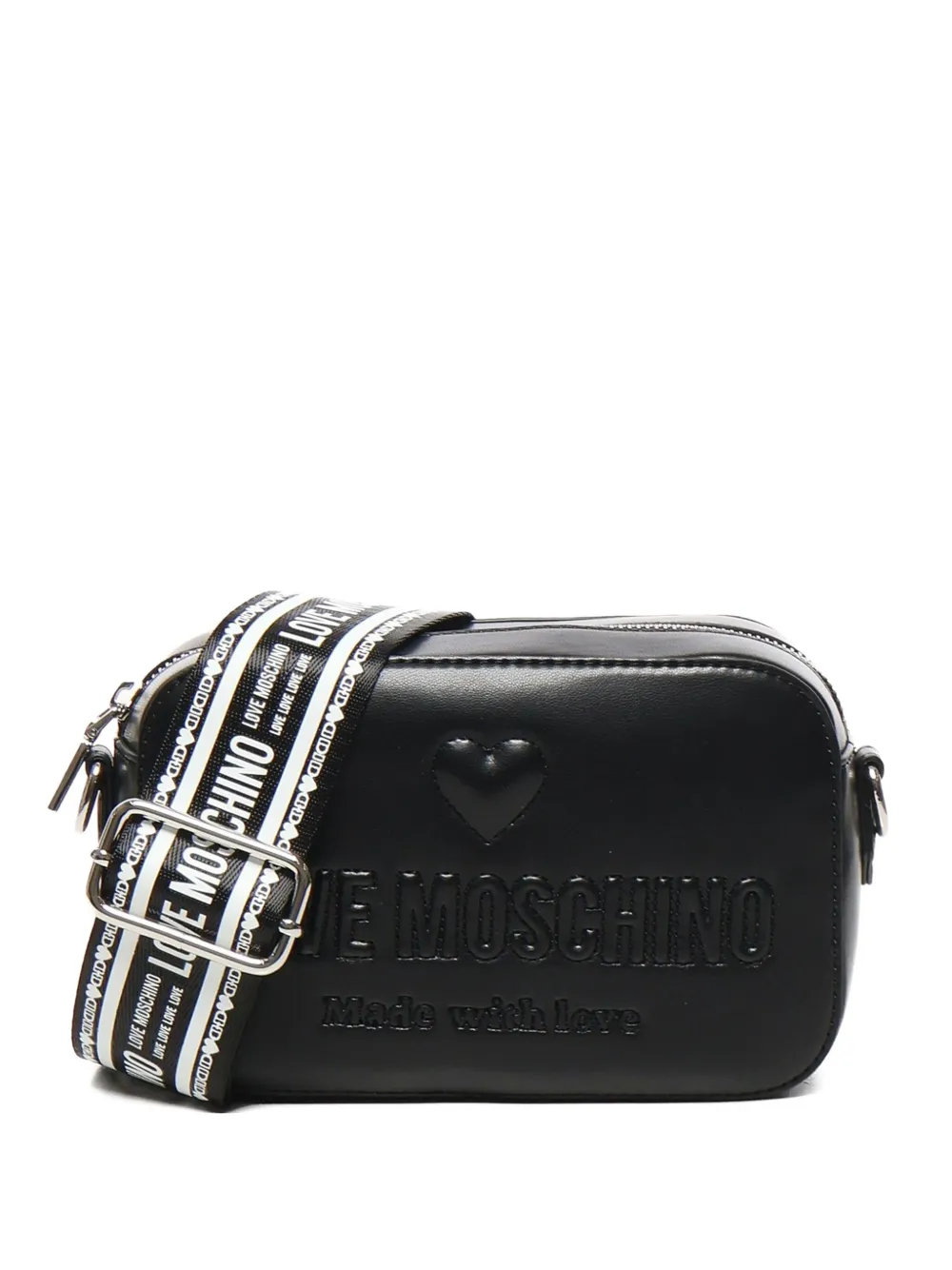 

Сумка на плечо с тисненым логотипом Love Moschino, черный