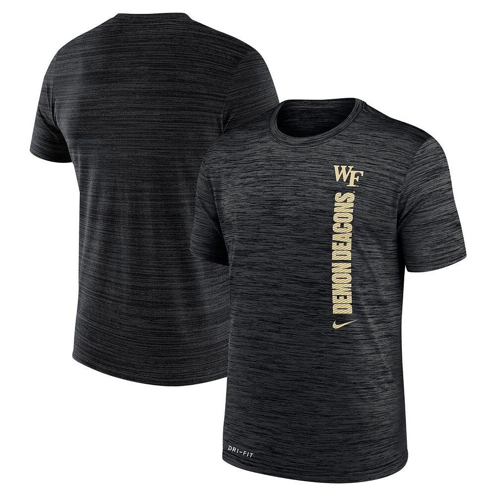 

Мужская футболка Nike Black Wake Forest Demon Deacons 2024 Sideline Velocity Legend Performance, цвет Wfu Black