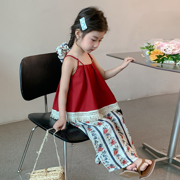 Детский спортивный комплект Casual Sportswear 2 Piece Set для детей 3-7 лет PROTECTCAMEL, red — фото 4