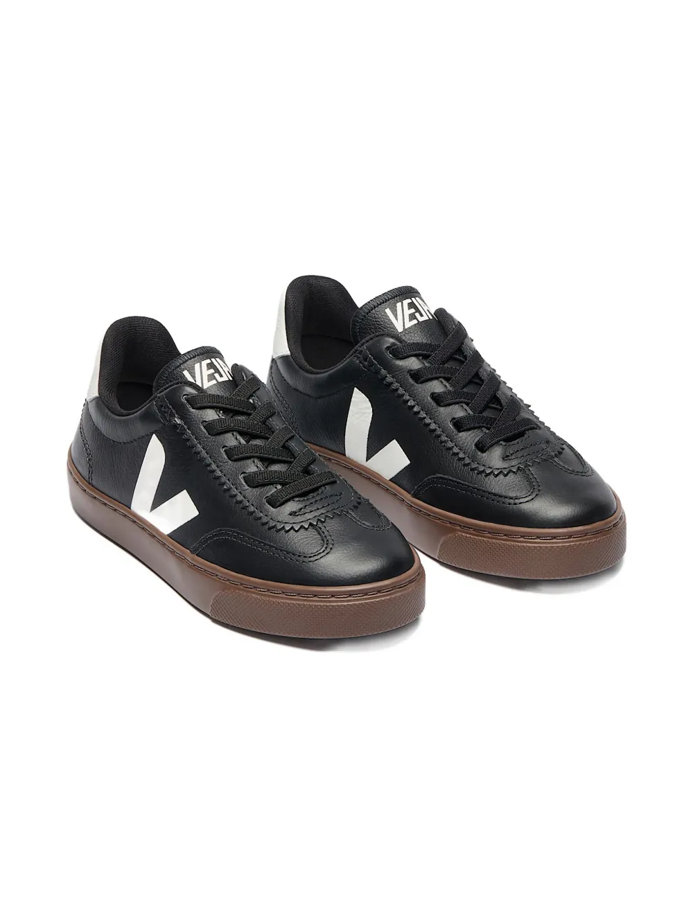

Кроссовки Volley с эластичными шнурками VEJA Kids, черный